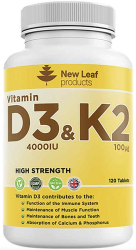 Vitamin D3 & K2 High Strength
