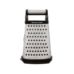 KitchenAid - Universal Box Grater With Measuring Cups - Stainless Steel