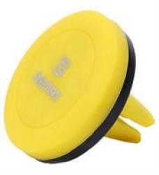 Remax RM-C10 Magnetic Car Phone Holder - Yellow Retail Box No Warranty  features:• Remax RM-C10 Circular Magnetic Absorption Car Mount Phone Holder• 3.2- 6