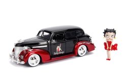 Jada Toys - 1 24 - Betty Boop & 1939 Chevy Master Deluxe Die Cast Model