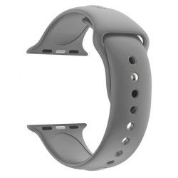 Zonabel Silicone Strap Band For 42MM Apple Watch - Grey