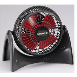 Goldair 10cm USB Fan in Black