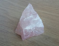 Rough Rose Quartz Pyramid