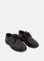 Leather Lace-up School Shoes Size 8-1 Younger Boy