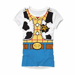 Toy Story Woody Costume Juniors T-Shirt Large Woody
