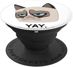 Grumpy Cat Yay Face Popsockets Grip And Stand For Phones And Tablets