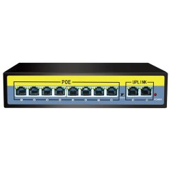 8 Port Standard Poe With 2 Up-link Ethernet Switch 100 1000MBPS