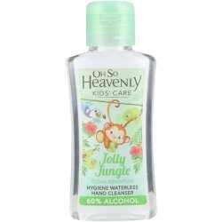 Oh So Heavenly Kids' Care 60% Alcohol Hygiene Waterless Hand Cleanser Jolly Jungle 90ML