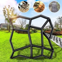 DIY Multi-function Plastic Paving Road Maker Mold Concrete Stepping Stone Cement Brick Mould