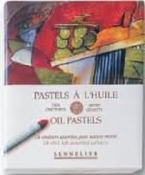 Oil Pastels - Still Life Set Of 24 - In Cardboard Box