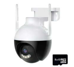 Smart HD Dome 355 Wireless Network Operated Security Camera & 8GB Sd Card