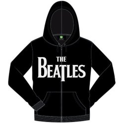 The Beatles Drop T Hooded Top Black Small