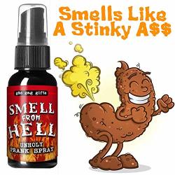 2 Pack - Smell from Hell - 1 Ounce - Unholy Raunchy Liquid Prank Spray -  Hilarious Stinky Fart Spray 