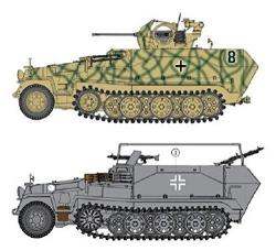 Dragon Models 1 35 Sd.kfz. 251 17 Ausf.c command Version Vehicle Model Building Kit
