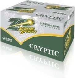 Zap Cryptic Paintballs Box Of 2000