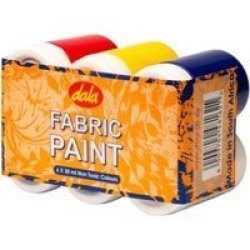 Dala Fabric Paint Set 6 X 30ML