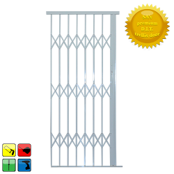 Alu-glide Security Gate - 1500MM White-limited Stock