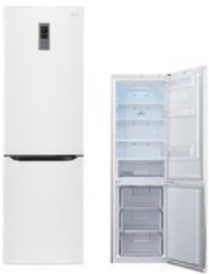 Lg 312l Bottom Freezer Combi - White