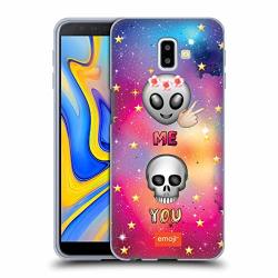 Official Emoji Me And You Space Soft Gel Case For Samsung Galaxy J6 Plus 2018