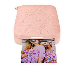HP Sprocket Portable Photo Printer 2ND Edition Instantly Print 2X3 Sticky-backed Photos From Your Phone Blush 1AS89A