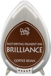 Brilliance D.drop Ink Pad - Coffee Bean - Pigment Ink