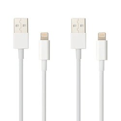 Ememo 2 Pack USB Lightning Cable For Apple Iphone 6 5 5S 5C Ipad MINI Ipod Nano 7TH Generation Ipod Touch 5TH Generation
