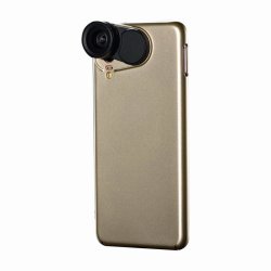 Protective Case & Wide Angle Macro Lenses For Huawei H20 - Gold
