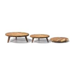 BCE Round Cake Stand Large 380 X 160 X 22MM - WDT0005