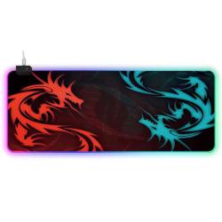 LED Dragon Duel Full Desk Coverage Gaming And Office Mouse Pad