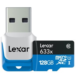 Lexar 128g Micro Sd Class 10 High Speed X633 + Usb 3.0 Reader