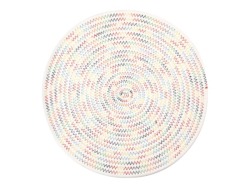 Round Rope Placemats Set Of 2 Multicoloured