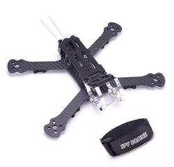 Fpvdrone 230MM Fpv Racing Drone Frame 5 Inch Carbon Fiber Quadcopter Frame Kit 4MM Arms And Lipo Battery Strap