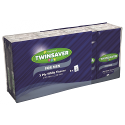 Twinsaver Mens Pocket Tissue 10 Sheets Pack 8