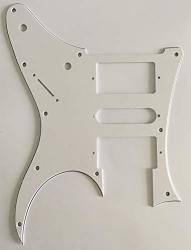 Electric Guitar Pickguard For Ibanez Rg 350 Ex Style 3 Ply White