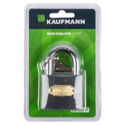 Bulk Pack X 5 Kaufmann Steel Lock 50MM