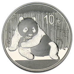 1 X 1 Ounce Chinese Silver Panda 2015