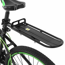 Lixada Rear Bike Rack Bicycle Cargo Rack Retractable Aluminum Alloy Bike Mount Cycle Bicycle Rear Seat Post Rack