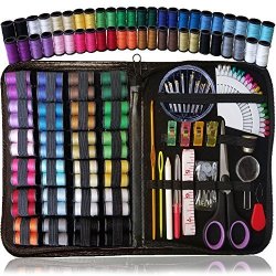 Sewing Kit Over 110 Quality Sewing Supplies 48 Spools Of Thread XL Sewing Kit For Diy Beginners Emergency Kids Summer Campers Travel And Home