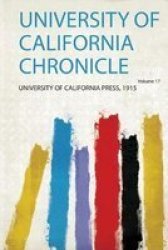 University Of California Chronicle Paperback