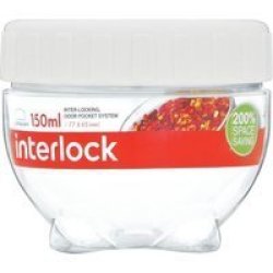 Lock & Lock Interlock Container White 150ML