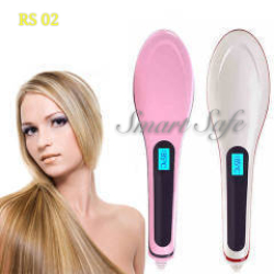 Hair Straightening Brush With Variable Temp Setting And Lcd Straightens Your Hair In Few Minutes