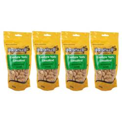 Cashew Nuts Unsalted 4X250G