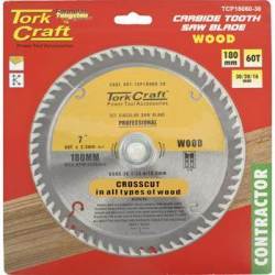Tork Craft Blade Contractor 180 X 60T 30 20 16 Circular Saw Tct