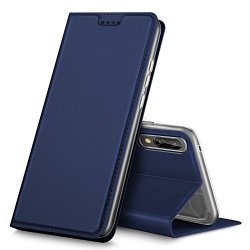 Huawei P20 Case Kugi Huawei P20 Case Ultra-thin Dd Style Pu Cover + Tpu Back Stand Case For Huawei P20 Smartphone Navy