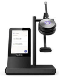 Yealink Dect Wireless On-ear Mono Headset With Touch Screen Base Station