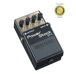 Boss ST-2 Power Stack Distortion Guitar Effects Pedal With 1 Year Free Extended Warranty
