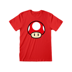 Nintendo Super Mario T-Shirt - Mario Power Up Mushroom T-Shirt
