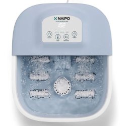 Naipo Foot Spa Bath Massager With Heat Bubbles