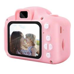 Kids Digital Camera - Pink & White