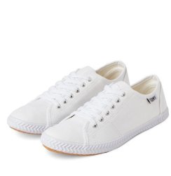 Tomy White Lace-up Canvas - 6